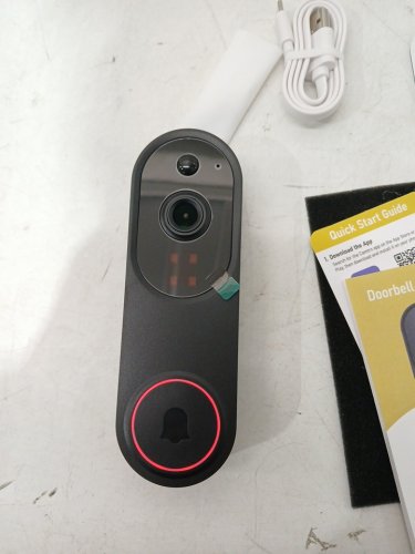 1080P Wireless DOORBELL Security Camera, AI Human Detection, 2-Way Audio, Night Vision, Real-Time Motion Alerts - BLACK (MODEL:M52) image 3