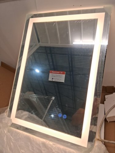 Keonjinn LED Vanity Dimmable Bathroom Mirror with Anti fog and colour selection - 20" x 28" - Clear - (Model: DDDZBG5171) image 6