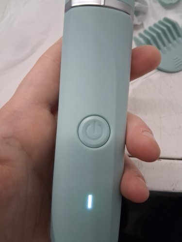 aryzin waterproof bikini body hair trimmer - teal (model : BG200) image 5