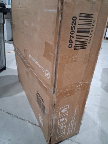 COSTWAY PROPANE GAS CERAMIX FIRE PIT TABLE - 50,000 BTU - 25" x 30" - Grey/Black (MODEL: OP70520) image 3
