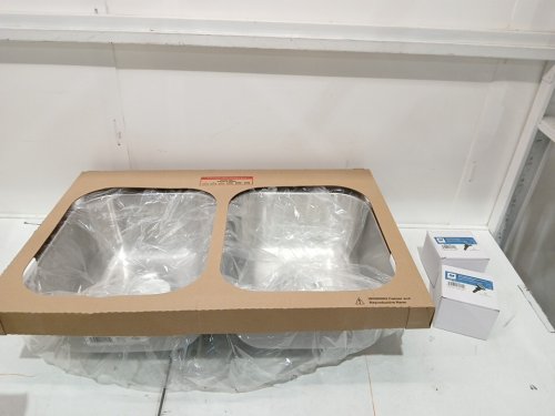 craftx double bowl topmount sink - 31" x 20.5" x 8" - stainless steel (model: cxtd31208-1) image 3