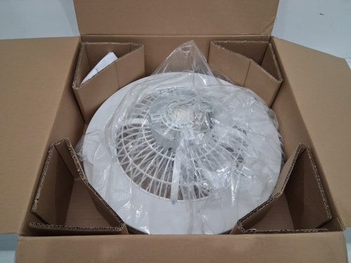 TYDOJK modern low profile blowing and lighting intelligent ceiling fan - 35w - 200ma - white/grey (model: yy-fsd-ir-200ma) image 8