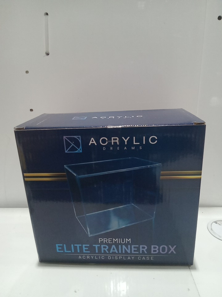 Acrylic Dreams Premium elite trainer box with magnetic lid & flame - polished edges  - 8" x 7" x 4" - clear image 2