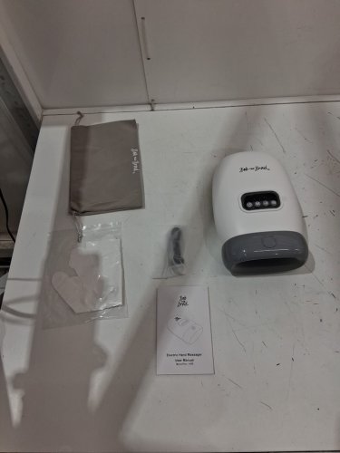 BOB AND BRAD H60 Portable Hand Massager with Heat, Cordless Hand Massage for Daily Use on Wrist, Palm, Fingers - Grey/white (model: H60) image 3