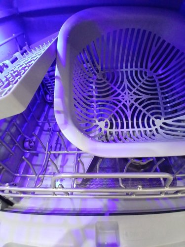 AIRMSEN Portable mini Countertop Dishwasher with LED DISPLAY - 5l water usage - black/white (model: tdqr03) image 12