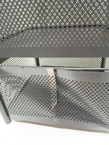 garvee 5-Tier Square Metal Mesh Vegetable FRUITS KITCHEN Rack TROLLEY WITH WHEELS - 10.2" X 10.2" X 37.6" - BLACK(MODEL: PHK_33DHQPXH) image 9