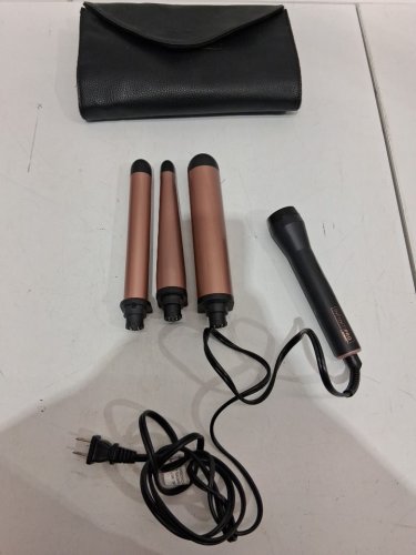 5pc CONAIR INFINITI PRO interchangeable curling irons - rose gold/black (model: cb0723gdc) image 3