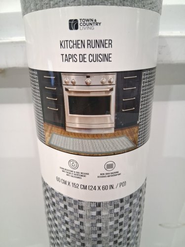 Town & Country Non-Skid Kitchen Runner - 24" x 60" - Grey (Model: 1834908) image 3
