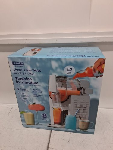 ICEMAN BY CHEFMAN SLUSHIE MACHINE WITH 5 PRESETS AND LED DISPLAY - 90OZ - WHITE (MODEL: RJ62-20A-WHT-CA) image 3