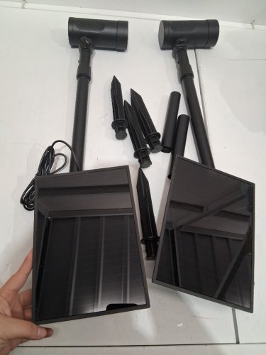 2PK Pathmark Lighting Solar LED Spot Light - black (model:  1806345) image 4
