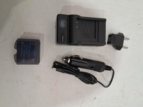 2pc bm premium charger and battery for panasoniic - 3.7v - 130mah - black (model: BM-37/bm-cgas007) image 4