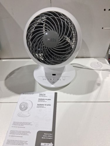 IRIS Woozoo 5-Speed OSCILLATING Globe Fan - 82FT RANGE - WHITE (Model: PCF-SC15T-CT/2354207) image 3