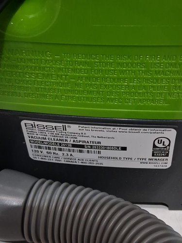 BISSELL LITTLE GREEN PROHEAT PORTABLE DEEP CLEANER/SPOT CLEANER WITH SELF-CLEANING HYDRORInSE TOOL - GREEN/GREY (MODEL: 2513B / 2513n) image 8