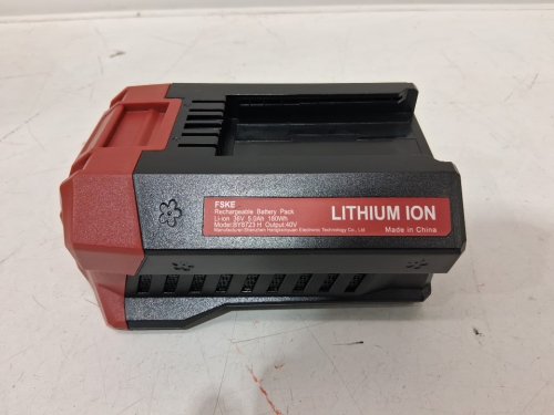 FSKE Lithium-Ion Rechargeable Battery Pack - 40V - Red / Black (Model: BY8723 H) image 4