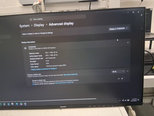 Philips PS IPS Full HD 120Hz Monitor - 27" - black (model: 27e2n2100/27) image 13