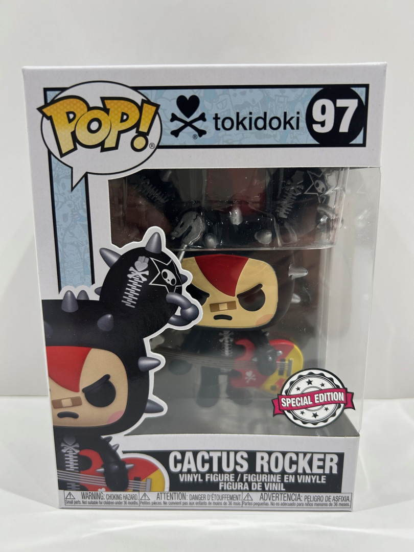 Funko pop! **special edition** tokidoki - cactus rocker vinyl figure (#97) image 2