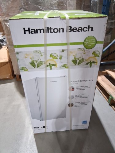 Hamilton Beach Mini refrigerator/Fridge with reversible door - freezer compartment - 3.3 Cu.FT - WHITE image 4