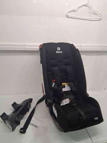 DIONO RADIAN 3R 3-IN-1 CONVERTIBLE REAR/FORWARD FACING CAR SEAT FOR UPTO 10 YEARS - 120LBS CAP - JET BLACK (MODEL: 50620-NA-01) image 3
