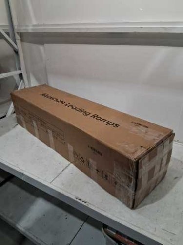 2PK Vehicle/Motorcycle/Car/Bike/Wheelchair ALUMINIUM Loading Ramps - 1500LBS CAP - 7FT - Silver (Model: C50002A1) image 2