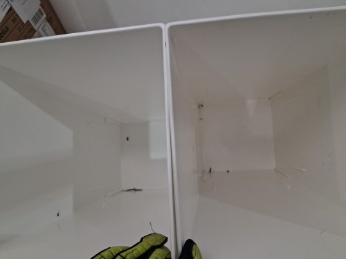 2pk Garvee Rectangular Planters with Drainage Holes ＆ Water Level Monitor - 16" - white (model: pho_11gdmslq) image 5