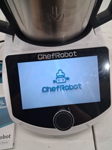 chefrobot Smart Food Processor All-in-one Auto-Cooking Thermomix Machine - 3.5L Capacity, 600+ Online Recipes, Built-in Scale, 7" TFT Screen, Self-Cleaning - white (model: cr-7) image 3