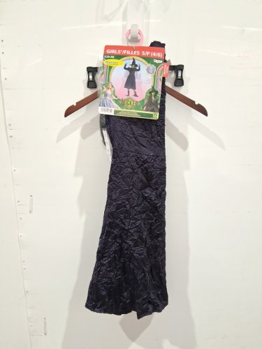 3PC GIRLS DISGUISE WICKED ELPHABA DELUXE COSTUME - SMALL 8-10 - PURPLE image 2