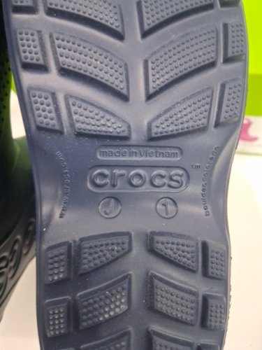 KIDS CROCS Handle It Rain Boot- SIZE j1- navy blue  (MODEL: 4444978) image 4