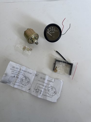 Car 2" 52mm Pointer Oil Press Pressure Gauge Meter -12 V image 3