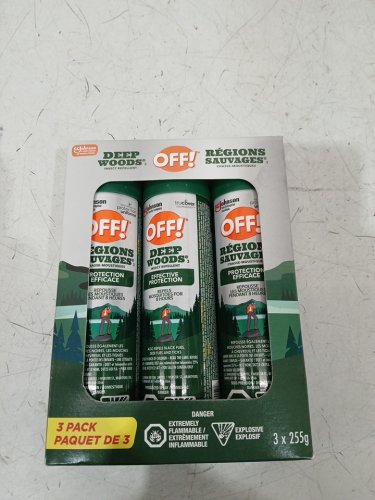 3PK OFF! Deep Woods INSECT Repellent long lasting protection - 255G each (model: 1191135) image 2