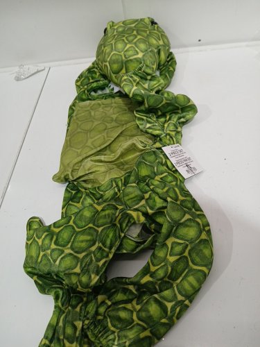 2PC TODDLER TRICKY T-REX HOODED T-REX COSTUME SET - 6-12MONTHS - GREEN image 3