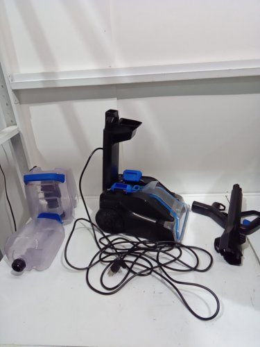 BISSELL PowerClean TurboBrush Pet Upright Carpet Cleaner, Powerful & Lightweight - 120v - blue (model: 3939c) image 3