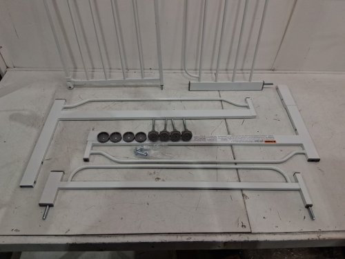 REGALO EASY STEP EXTRA WIDE METAL SAFETY GATE - 30" x 29"- 49" - WHITE (MODEL: 1164EwDS) image 4