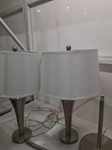 3pc Darlington Lamp Set-150 W E26 type A-16"L X 16"W X 60"H/15" x 15" x 27"-Brushed chrome grey (model: 1072538) image 5