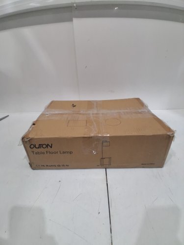 OUTON TABLE Floor Lamp with Type C Charging Port AND AC Outlet - BLACK/WALNUT (MODEL: H-ZZZ01) image 2