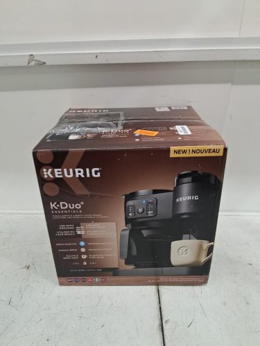KEURIG K-DUO SINGLE SERVE & DRIP COFFEE MAKER - 12 CUP GLASS CARAFE - BLACK (model: K5600) image 2