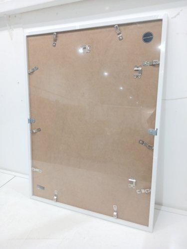 Americanflat plexiglass picture frame with removable white insert - 18" x 24"/10"x8" - white image 4