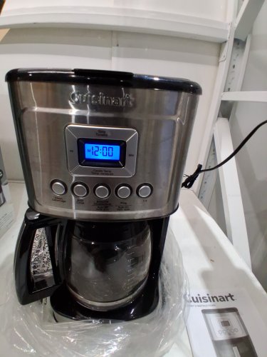 Cuisinart PerfecTemp Programmable Self-Clean Coffeemaker - 14-Cup - black/stainless steel (model: DCC-3200NASC) image 6