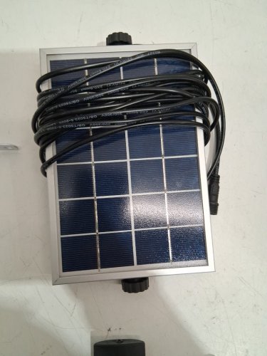 fabstyl 5 mode solar motion sensor garage light with 5 meter hanging cable - 1200lm - black (model: xhy-ufo) image 3