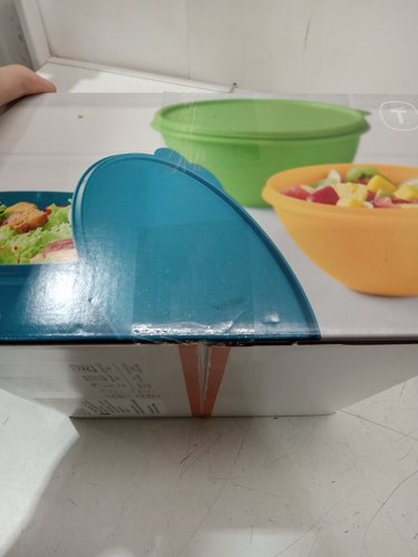 8pc tupperware Wonderlier Collection Food Storage Containers - blue/green/yellow/orange-(model:1995488) image 3