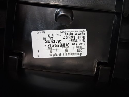 EVENFLO GOTIME SPORT/lx HIGH BACK BOOSTER SEAT - Black/grey (MODEL: 35012445C) image 4