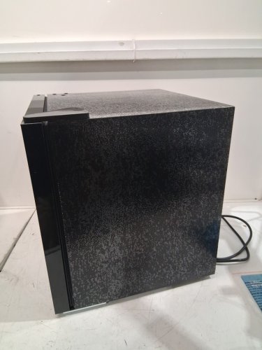 EUHOMY compact countertop mini wine/drinks cooler fridge - 96l - black (model: br001-55bl-caeh) image 6