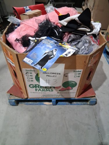assorted MIXED item Halloween costume MYSTERY PALLET - VARIOUS costumes - aprox 150+ (PALLET #3) image 2