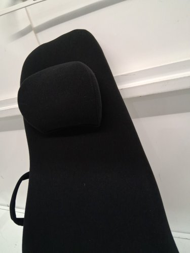 OBUSFORME HIGHBACK BACKREST SUPPORT WITH LUMBAR SUPPORT & CHAIR STRAPS - 18" x 7" x 31" - BLACK (MODEL: HB-BLK-CB) image 4