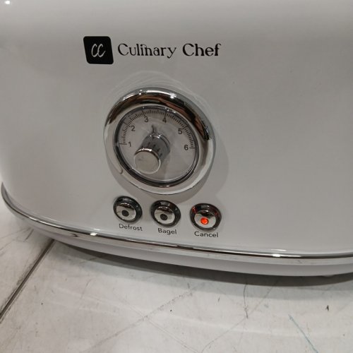 CuLINARY CHEF RETRO 2-SLICE TOASTER - 900W - WHITE (MODEL: CCTO102-WHITE_cs4) image 3