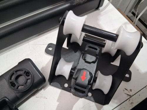EvoSpark Digital Rowing Machine with bluetooth connectivity - 350LB MAX - black/red (model: 106h) image 3