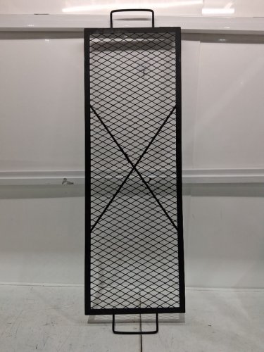 VEVOR Heavy Duty Steel Campfire BBQ Grill Grid with Handle & Support X Wire - 44" x 15" - black (model: JY-MY-YKW44) image 4