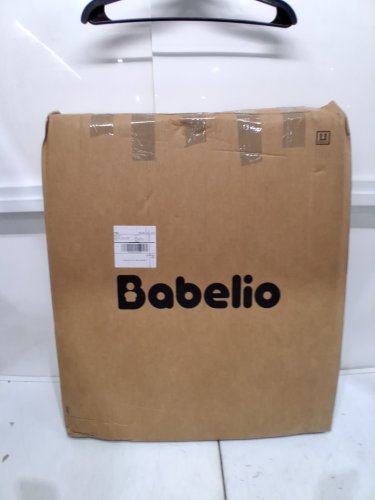Babelio 2-in-1 easy swing Auto Close Baby/Dog Gate for Stairs - 26" - 43" x 28" - WHITE (model: bebam17) image 2