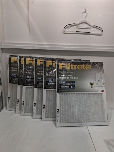 6PK FILTRETE BASIC DUST CLEAN LIVING PLEATED AC FURNACE AIR FILTER - MPR 300 - 20"X25"X1" - WHITE image 3