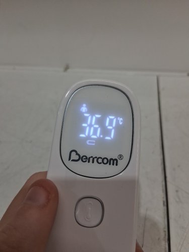 derrcom non-contact infrared thermometer - white (model:jxb-311) image 4