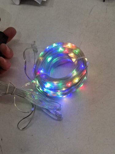 Sumapner Solar Pool string Lights for Above Ground Pools with remote - 55ft, 150 LEDs, IP65 Waterproof, 8 Colour Modes - multicolour image 4